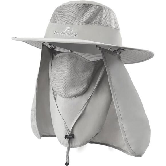 Fishing Hat,Sun Cap with UPF 50+ Sun Protection and Neck Flap,for Men and Women - Picture 1 of 8